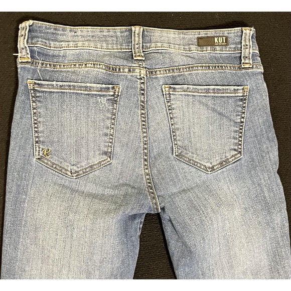 Kut From The Kloth Jeans Womens‎ 6 Connie Ankle Skinny Frayed Hem Denim - Picture 11 of 15